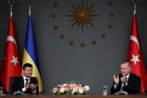 Cumhurbaşkanı Recep Tayyip Erdoğan, Ukrayna Devlet Başkanı Vladimir Zelenskiy ile