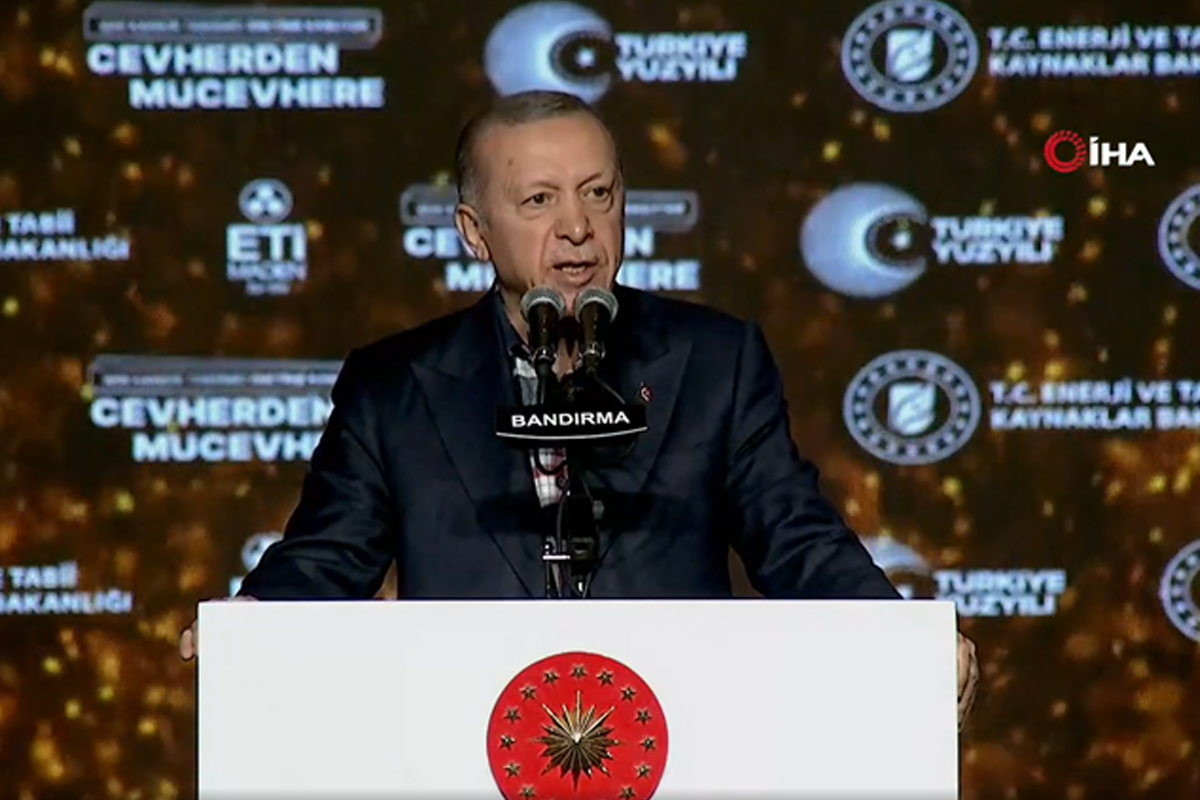 Cumhurbaşkanı Recep Tayyip Erdoğan, Balıkesir Bandırma’daki Türkiye’nin ilk bor karbür