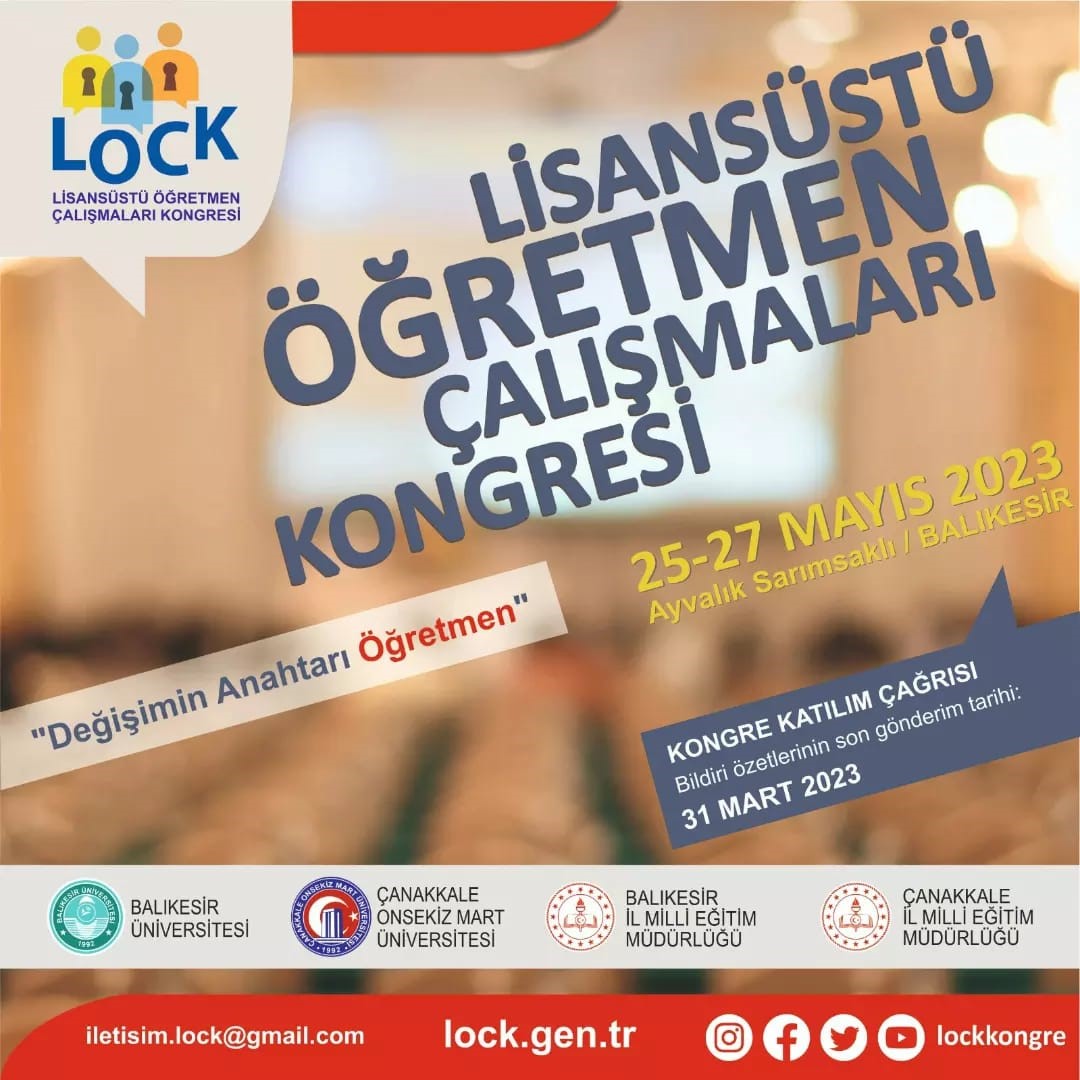 Balıkesir’in Ayvalık ilçesi “Lisansüstü Öğretmen Çalışmaları Kongresi’nin ikincisine ev sahibi