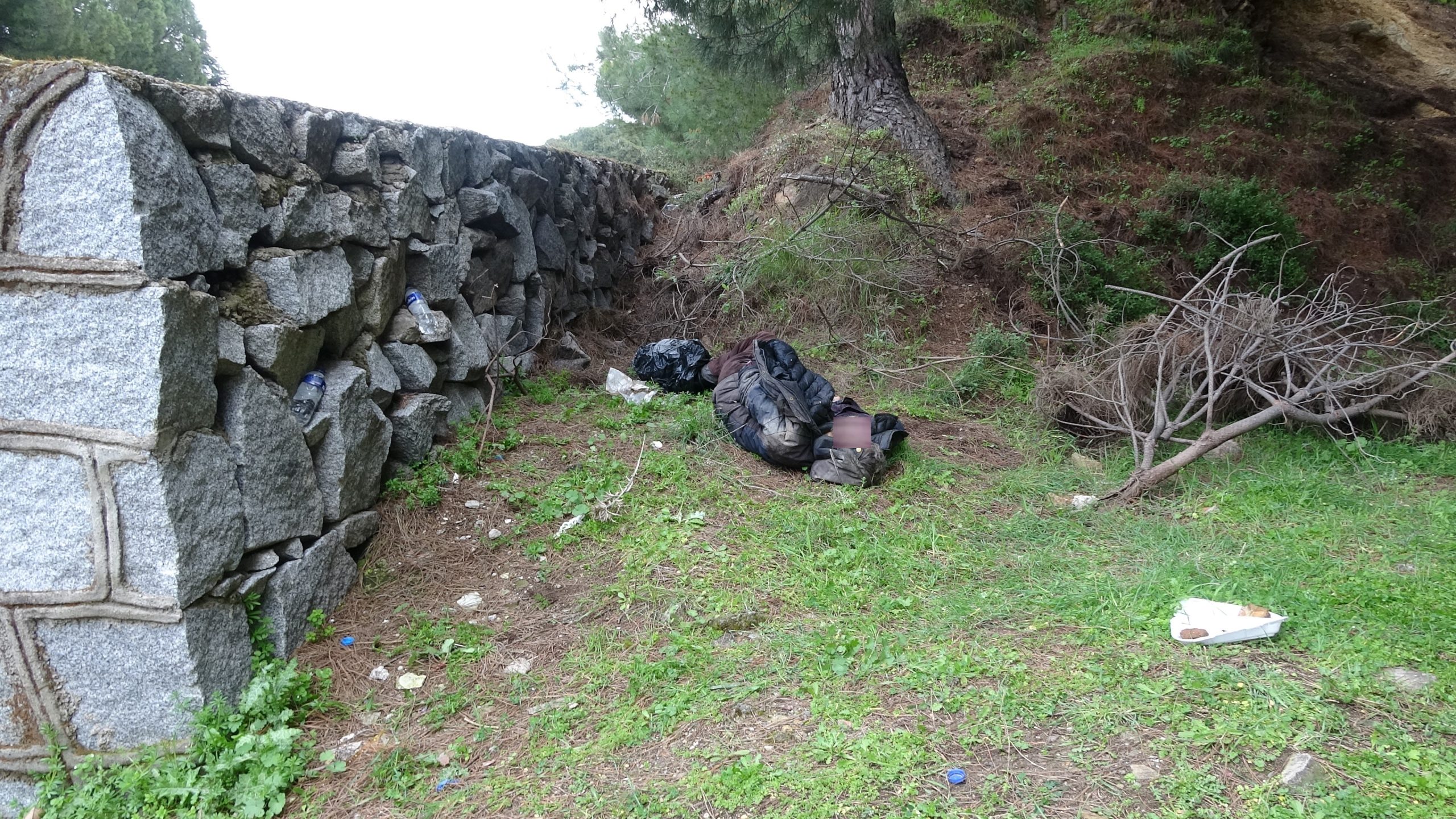 Evsiz adam ormanlık alanda ölü bulundu Balıkesir’in Ayvalık ilçesinde, psikolojik sorunları bulunduğu için sokaklarda yaşadığı öğrenilen