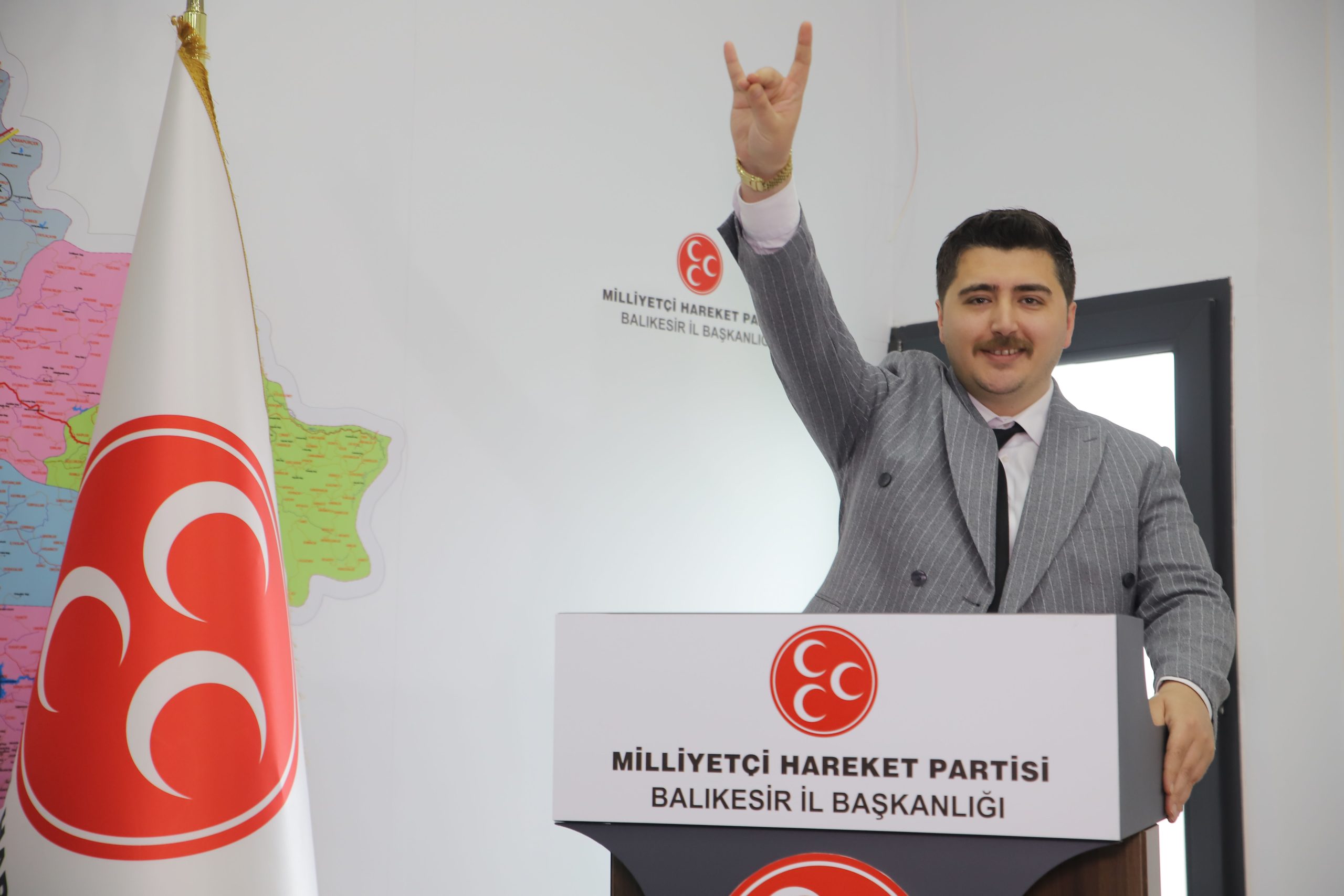Av. Gökhan Alpaslan Aday Adaylığı Tanıtım Toplantısı Av. Gökhan Alpaslan 18 Mart 2023 tarihinde MHP Balıkesir İl