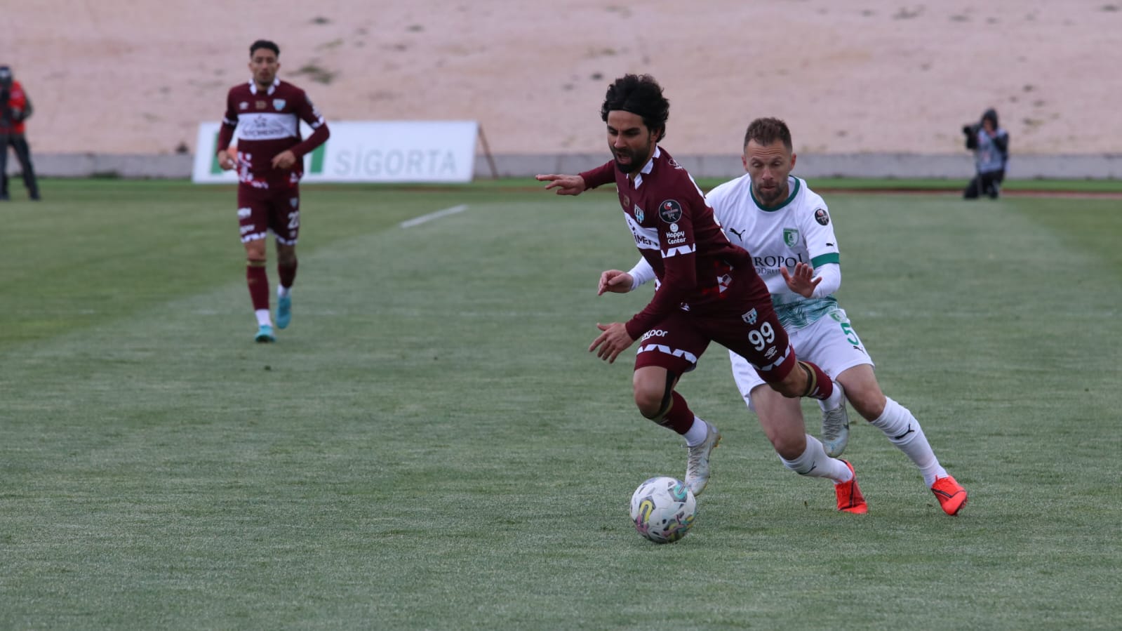 Spor Toto 1. Lig’in 29. haftasında Bandırmaspor, Bodrumspor’u ağırladı. Bordo-beyazlılar,