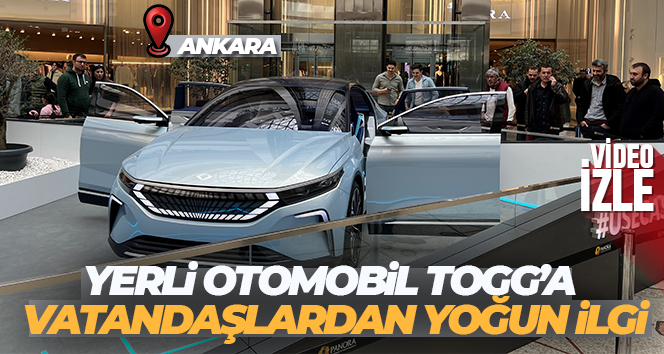 Türkiye’nin yerli otomobili TOGG’a Ankara’da yoğun ilgi Türkiye’nin yerli otomobili Türkiye’nin Otomobili Girişim Grubu (TOGG), Ankara’daki bir
