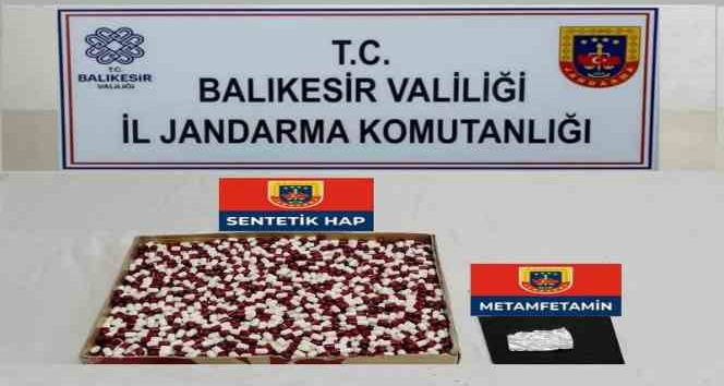 Balıkesir’de jandarma ekipleri il genelinde yaptıkları uyuşturucu ve organize suçlara