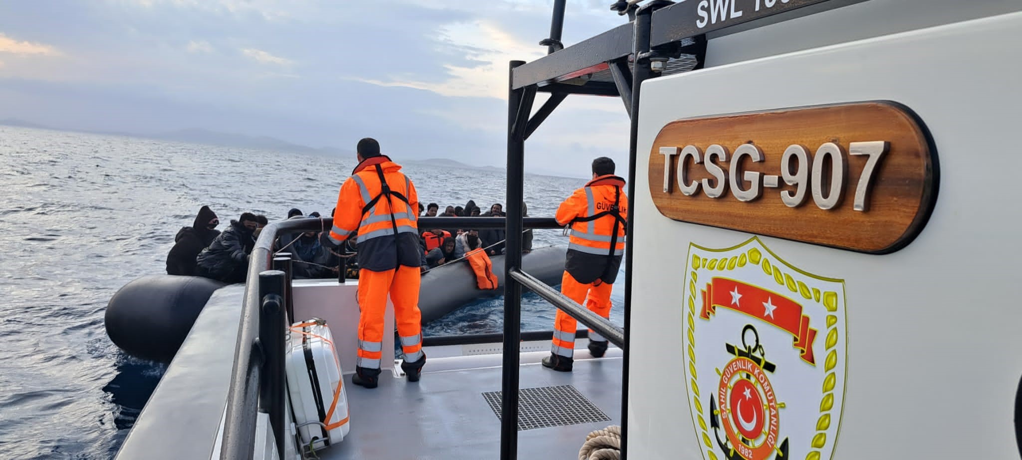 Ayvalık açıklarında 59 düzensiz göçmen kurtarıldı BALIKESİR (İHA) – Balıkesir’in Ayvalık ilçesi açıklarında Yunanistan unsurları tarafından