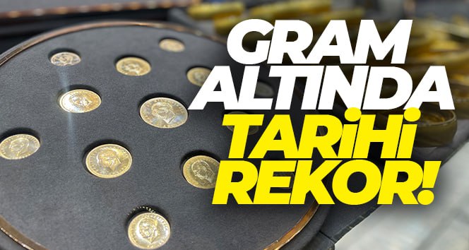 Gram altın, ons altın ve dolar kurunun yükselişiyle güne rekorla