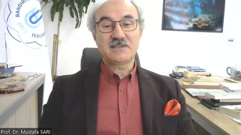 Prof. Dr. Sarı’dan müsilaj uyarısı: Bu kuraklık şartlarında oluşabilir BANDIRMA Onyedi Eylül Üniversitesi Denizcilik Fakültesi Dekanı Prof. Dr. Mustafa