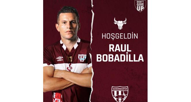 Bandırmaspor, Paraguaylı 35 yaşındaki santrfor Raul Bobadilla ile 1 yıllık