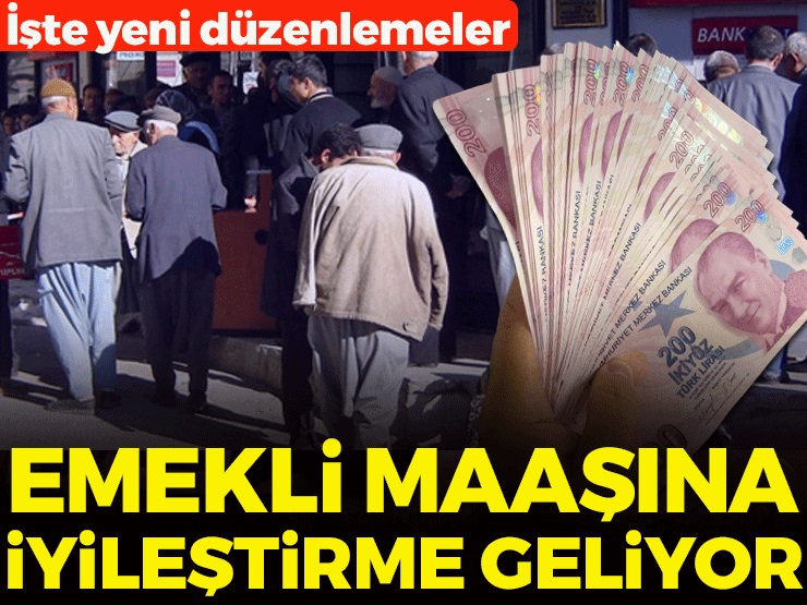 Emekli maaşına iyileştirme! Yeni düzenleme geliyor Cumhurbaşkanı Erdoğan’ın, ‘Enflasyonun yol açtığı fiyat artışlarından kaynaklanan sıkıntıları gidermek,