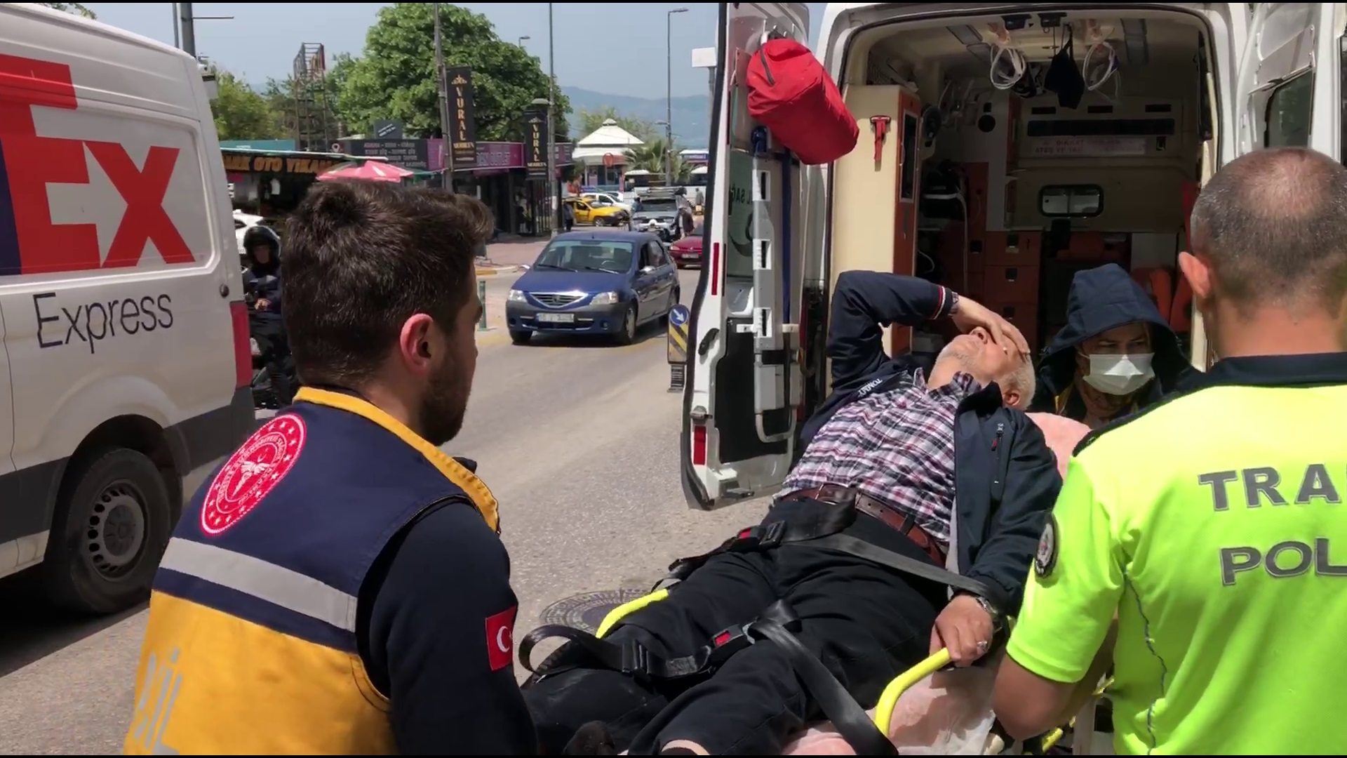 Balıkesir’in Bandırma ilçesi Paşabayır mahallesi Ordu caddesi üzerinden kavşakta yaşanan