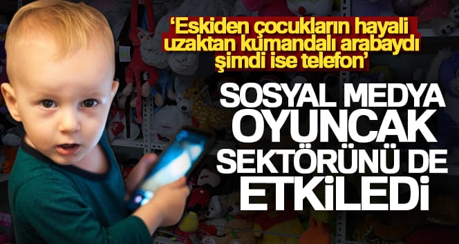 Eskişehir’de oyuncakçılık yapan esnaf, telefon kullanımının erken yaşlara düşmesiyle sosyal
