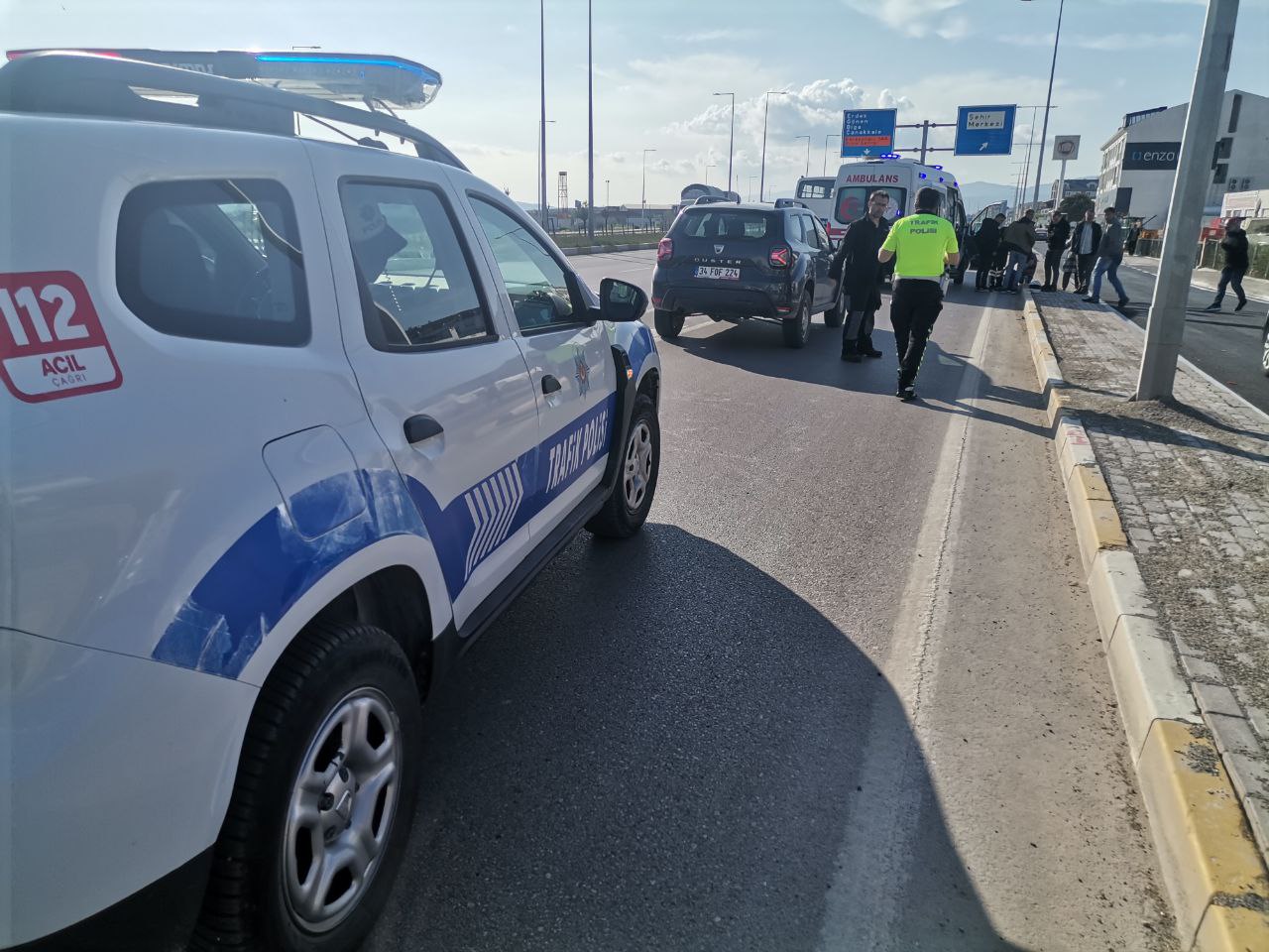 Balıkesir’in Bandırma ilçesinde 600 evler mahallesi Atatürk caddesi üzerinde meydana