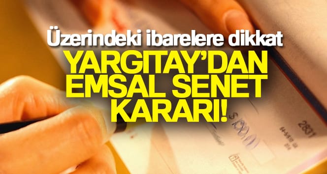 Yargıtay’dan emsal senet kararı Yargıtay Hukuk Genel Kurulu, ticari hayatın tartışılan konularından olan teminat