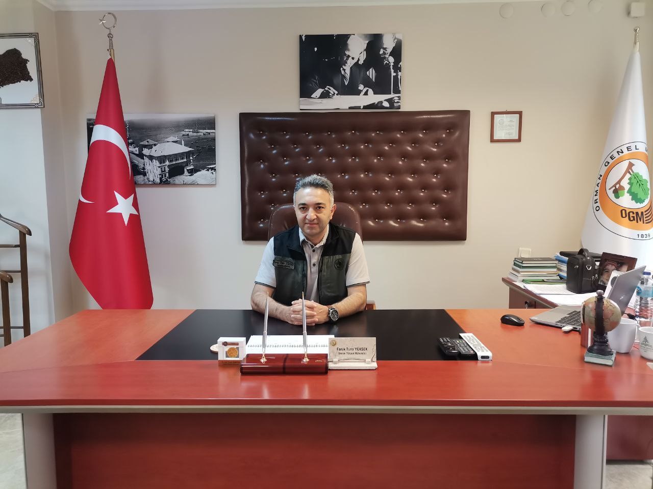 Bandırma Orman İşletme Müdürü ve Orman Yüksek Mühendisi Faruk Tuna
