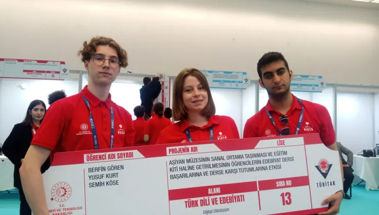 BANDIRMALI ÖĞRENCİLERE TÜBİTAK ÖDÜLÜ 5 / 9 Haziran 2023 tarihleri arasında Ankara’da yüz yüze