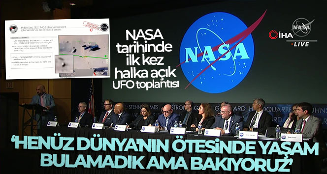 NASA tarihinde ilk kez halka açık UFO toplantısı ABD Ulusal Havacılık ve Uzay Ajansı (NASA), tarihinde ilk kez