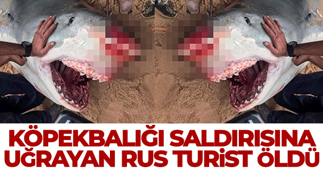 Köpekbalığı saldırısına uğrayan Rus turist öldü Mısır’da tatil yapan Rus turist, uğradığı köpekbalığı saldırısı sonucu hayatını