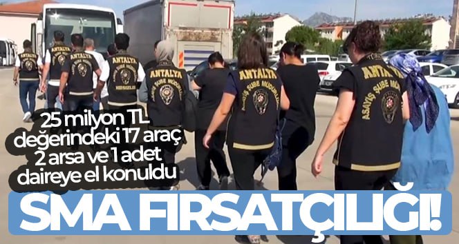 SMA hastası çocuk için toplanan paraları maksatları dışında kullananlara “Beyaz Kelebek” operasyonu Antalya’da yardım toplama sürecinde hayatını kaybeden SMA hastası çocuğun toplanan