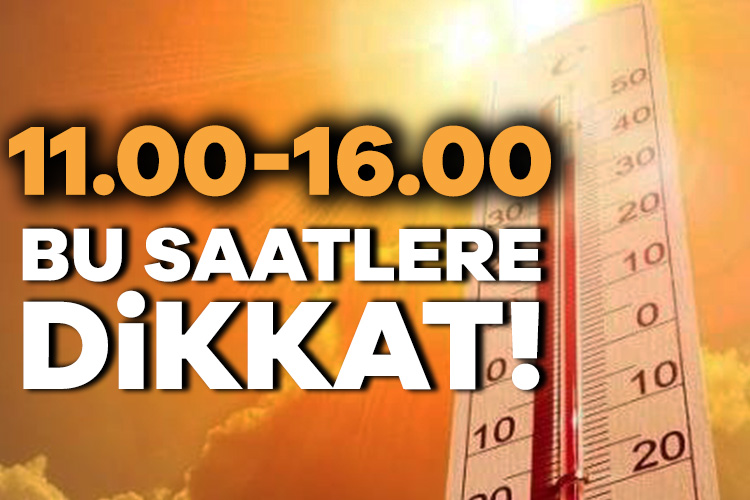 Çevre, Şehircilik ve İklim Değişikliği Bakanı Mehmet Özhaseki, hava sıcaklıklarının