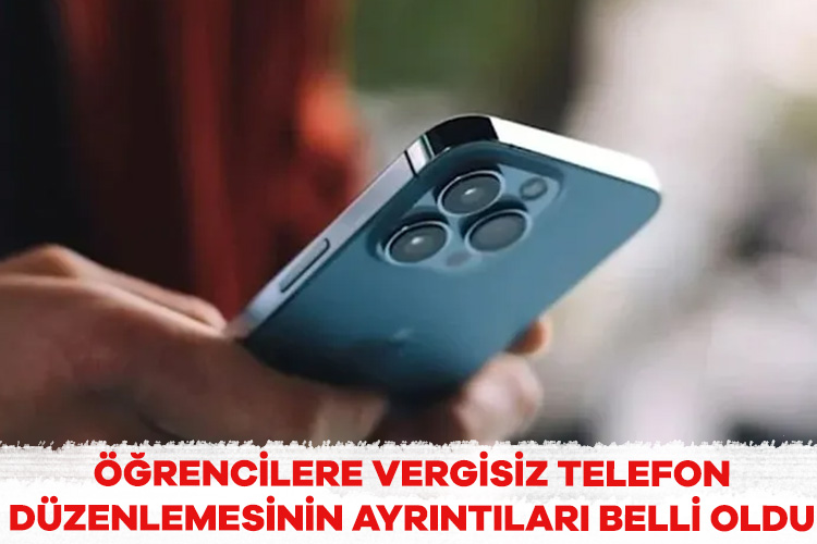 Cumhurbaşkanı Recep Tayyip Erdoğan tarafından duyurusu yapılan ‘gençlere vergisiz telefon’