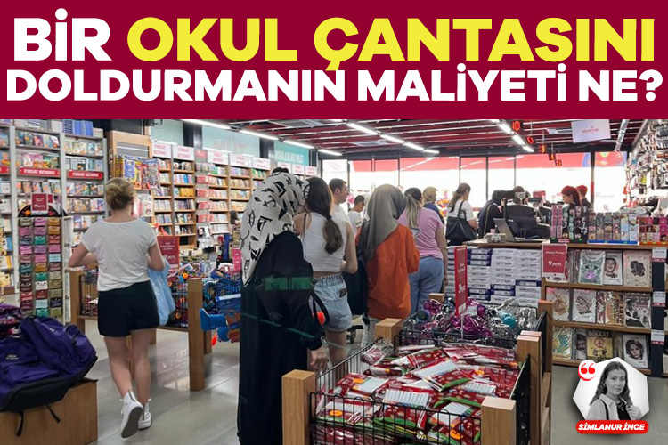 Okulların açılmasına sayılı günler kala veliler çocukları için kırtasiye alışverişi