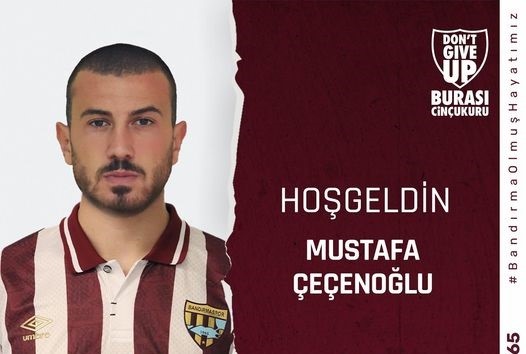 Bandırmaspor, Mustafa Çeçenoğlu ile 1 yıllık sözleşme imzaladı Bandırmaspor, 29 yaşındaki orta saha-kanat oyuncusu Mustafa Çeçenoğlu ile 1