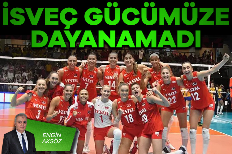 İsveç gücümüze dayanamadı Filenin Sultanları CEV Kadınlar Avrupa Voleybol Şampiyonası’na İsveç’i 3-0 yenerek