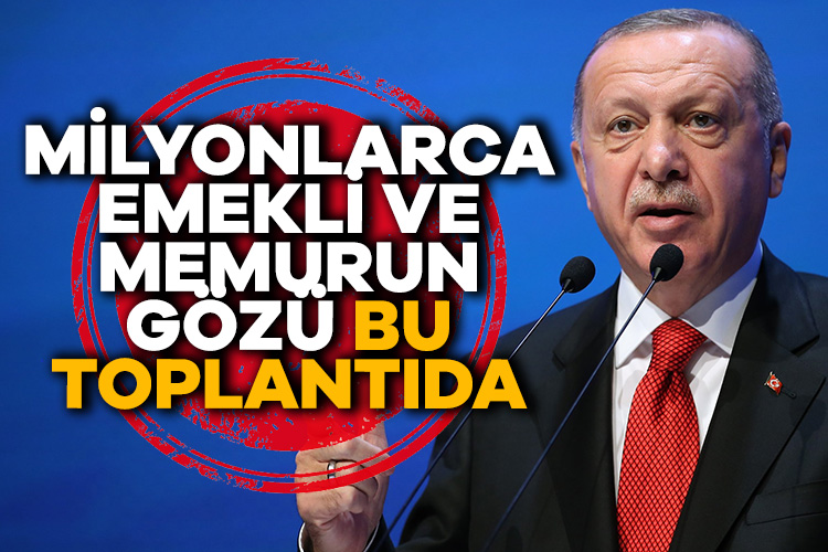 Milyonların gözü kabine toplantısında! Memur ve emeklilere ne çıkacak? Cumhurbaşkanlığı kabine toplantısı, yarın Beştepe’deki Cumhurbaşkanlığı Külliyesi’nde yapılacak. Cumhurbaşkanı Recep