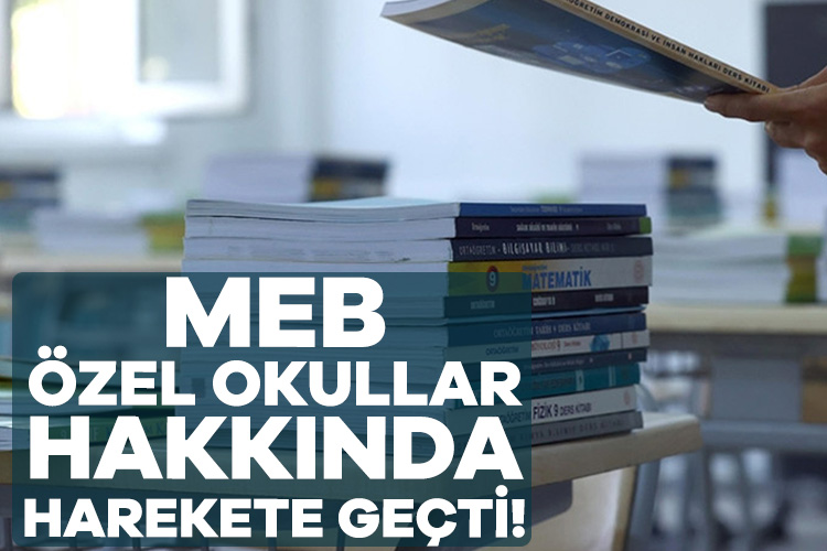 MEB’den özel okullara ‘ücretsiz ders kitabı’ incelemesi! Milli Eğitim Bakanlığı (MEB), bazı özel okulların ücretsiz ders kitaplarını