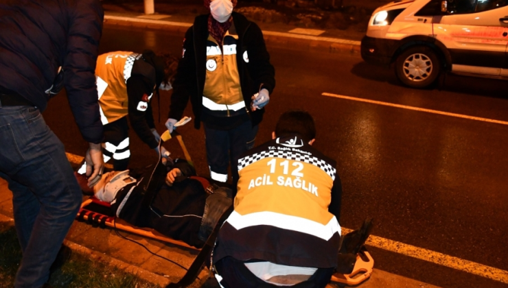 Eve giren hırsız ev sahibiyle karşılaşınca yaşlı adamı darp etti.