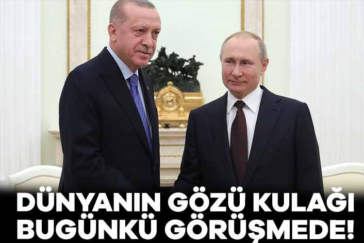 Cumhurbaşkanı Recep Tayyip Erdoğan, Rusya Devlet Başkanı Putin ile görüşmek