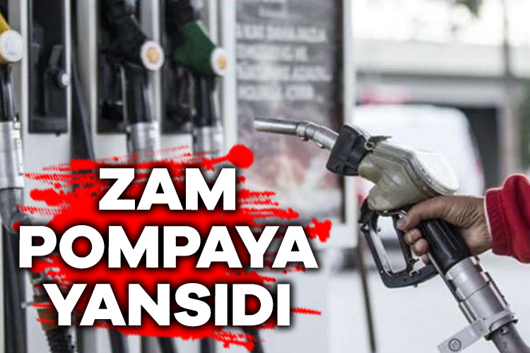 Akaryakıt fiyatlarındaki zam yağmuru devam ediyor. Son olarak bu gece