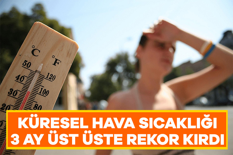 Küresel hava sıcaklığı rekor üstüne rekor kırıyor Geçen ay, bugüne kadarki en sıcak ağustos olarak kayıtlara geçti.