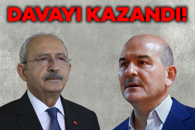 Kılıçdaroğlu, Süleyman Soylu’ya açtığı davayı kazandı CHP Genel Başkanı Kemal Kılıçdaroğlu, eski İçişleri Bakanı Süleyman Soylu’ya