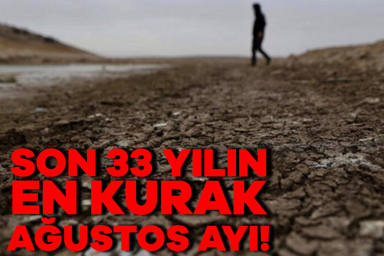 Türkiye’de son 33 yılın en kurak Ağustos’u kaydedildi Meteoroloji Genel Müdürlüğü’nden paylaşılan son verilere göre, Türkiye son 33