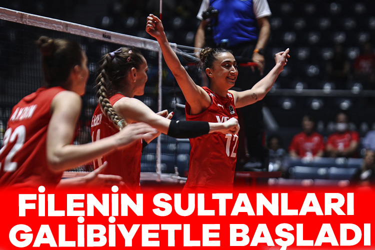 Filenin Sultanları galibiyetle başladı Filenin Sultanları, olimpiyat elemeleri macerasına başladı. A Milli Kadın Voleybol