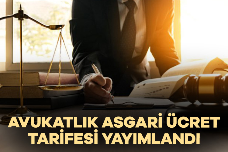 Yeni ‘Avukatlık Asgari Ücret Tarifesi’ Resmi Gazete’de Avukat Asgari Ücret Tarifesi Resmi Gazete’de yayımlandı. Resmi Gazete’de yayımlanarak