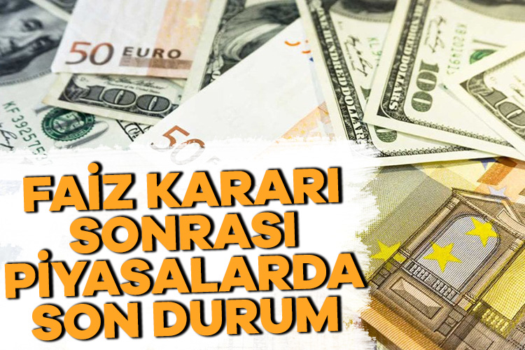 TCMB’nin faiz kararının ardından piyasalarda son durum! Piyasaların merakla beklediği Merkez Bankası faiz kararı belli oldu. Buna