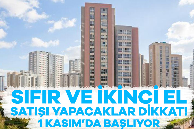 Sıfır ve ikinci el satışı yapacaklar dikkat! 1 Kasım’da başlıyor Cumhurbaşkanı Erdoğan’ın geçtiğimiz günlerde Kabine toplantısında yaptığı açıklamalar üzerine 1