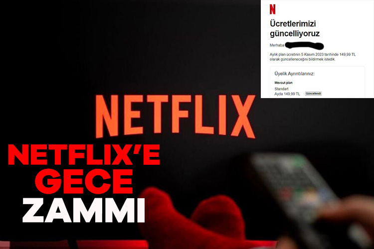 Netflix, kullanıcılarına gece gönderdiği maille aylık abonelik ücretlerinin zamlandığını duyurdu!