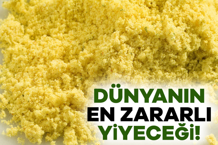 Dünyanın en zararlı besini olarak seçilen bulyonun sadece bir küpü