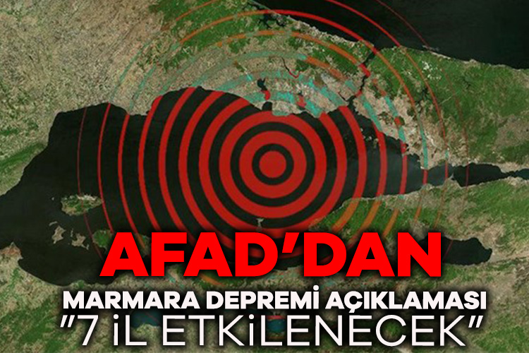 AFAD’dan Marmara’yı etkileyecek olası deprem ile ilgili önemli bir açıklama