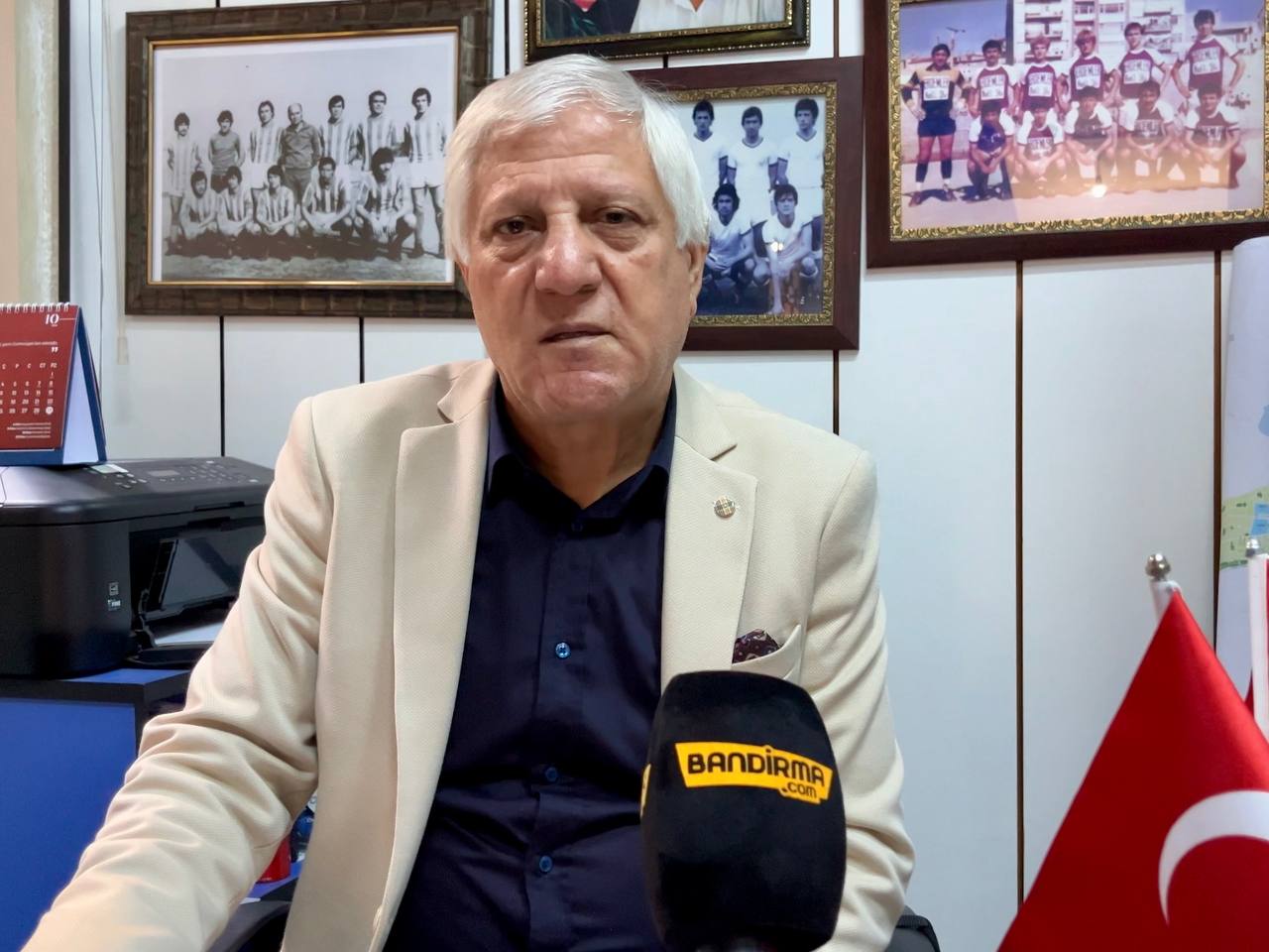 Eski Milli Kaleci ve Bandırmaspor’un eski kalecilerinden Hüseyin Çeri, Bandırmaspor’un