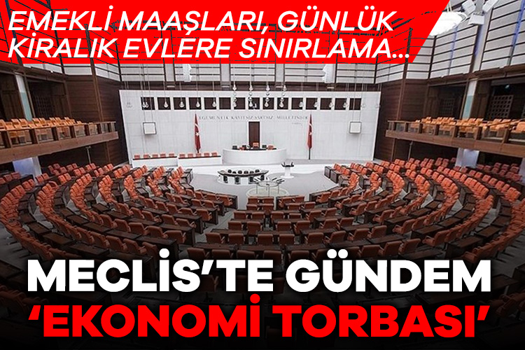 Meclis’te gündem ‘ekonomi torbası’ Meclis’in açılmasıyla birlikte bazı kritik düzenlemelerle ilgili çalışma başlatıldı. Gözler