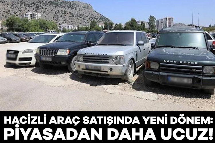 Hacizli araç satışında yeni dönem: Piyasadan daha ucuz! Adalet Bakanı Yılmaz Tunç “Hacizli malların yedieminlerde çürümesinin önüne geçecek