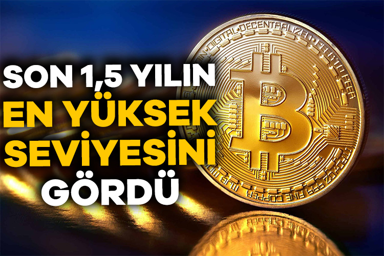 Bitcoin son 1,5 yılın en yüksek seviyesine çıktı Bitcoin’in fiyatı spot ETF beklentisiyle son 1,5 yılın en yüksek