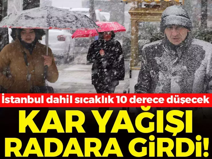 Meteoroloji Genel Müdürlüğü’nden son dakika hava durumu uyarısı geldi. İstanbul’da sağanak şiddetini arttıracak.