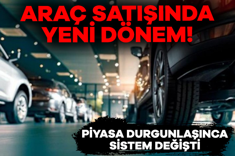 Araç piyasasında alınan önlemler neticesinde al-satçılar piyasadan çekildi. Hal böyle