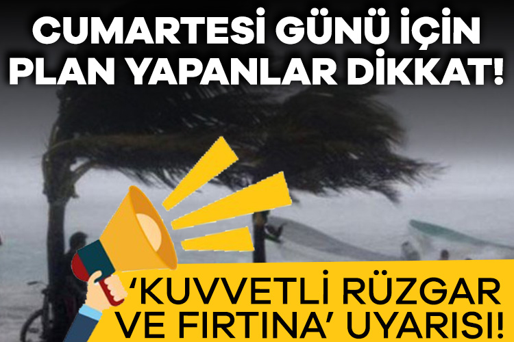 Meteoroloji 11 Kasım hava durumu raporunu yayımladı. Yen rapora göre