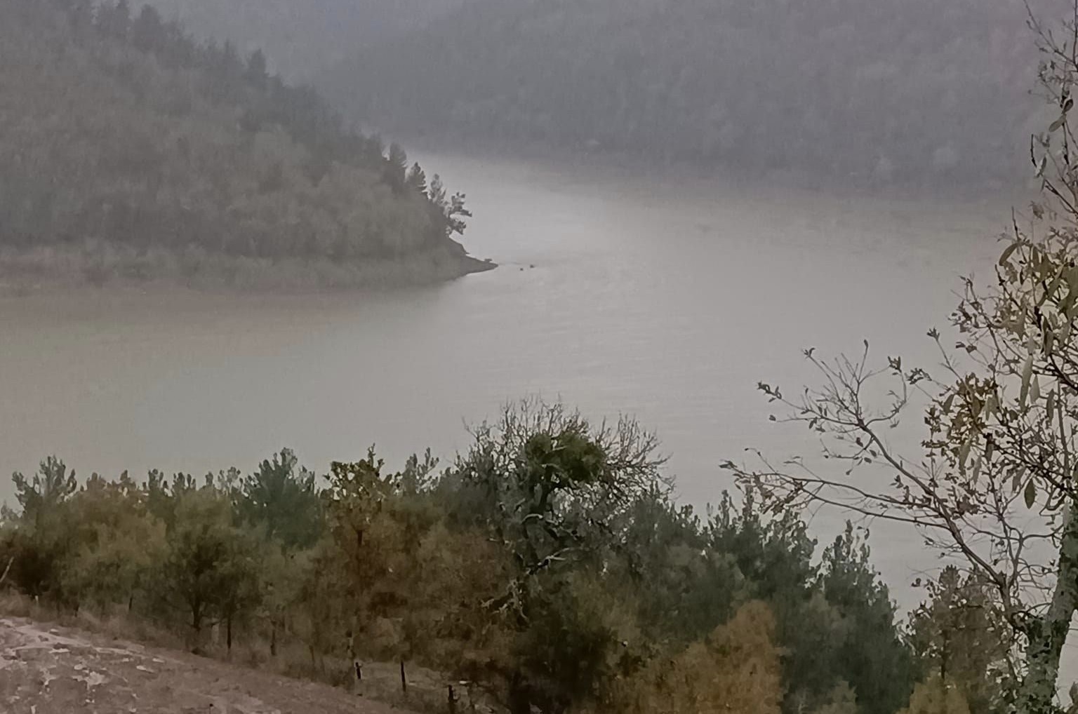 Gönen/Yenice Barajı’ndaki doluluk oranı yüzde 8’den yüzde 85 seviyelerine kadar